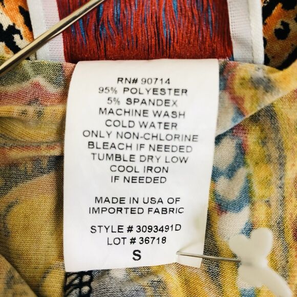 Ivy Road Dress Womens Small Multicolor Floral Paisley - Picture 4 of 7